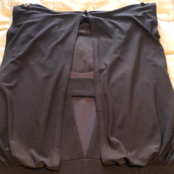 Gray beaded dress sz 6 - Picture 5 of 5